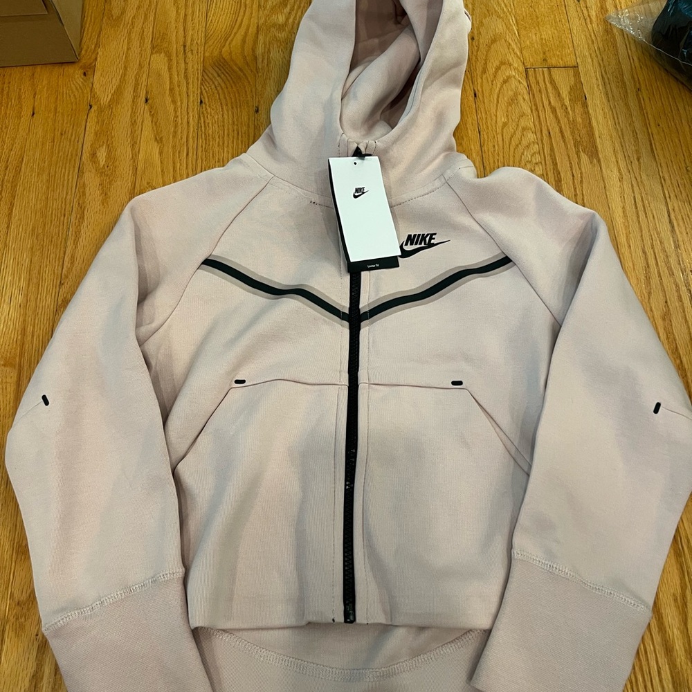 Nike tech Pink Hooded Jacket